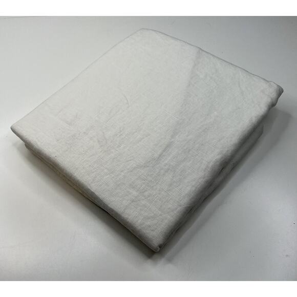 NWT Pottery Barn 3-in-1 Pole Top Belgian Flax Linen Blackout Curtain 42”x36” - Picture 2 of 5